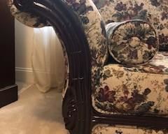 Detail arm of Chaise