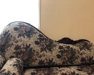 Back detail of Chaise