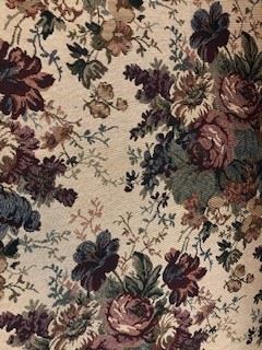 Chaise Floral upholstery detail