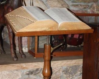ANTIQUE BOOK STAND