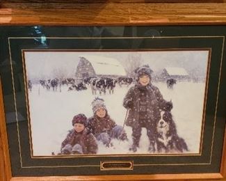 Robert Duncan "Winter Games" 23 x 19