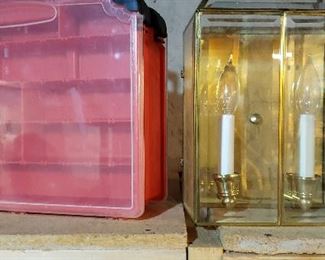 Tackle box & light fixture