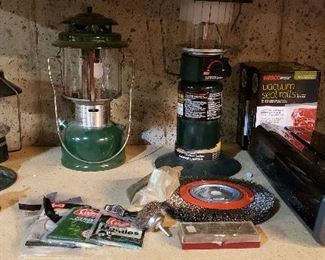 Lanterns, asst'd tools etc.