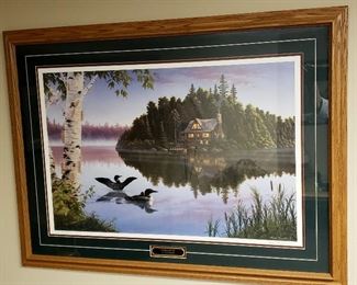 Framed print "Serenity ll" by Daehlin