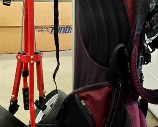 golf cart & bag