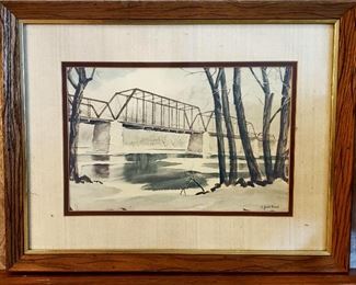 Original water color by Jack Bond of Roscoe, IL