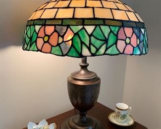 Salch Lamp base with Stained Glass