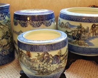 Exotic Matching ceramic pot set