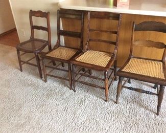 Miscellaneous antique chairs