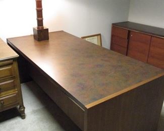 1980S OFFICE DESK - BIG AND HEAVY!