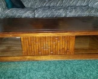 Bamboo styled coffee table