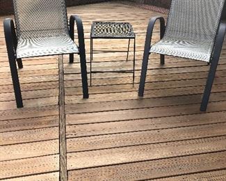 Pair of outdoor chairs
