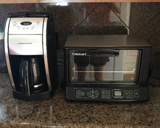 Cuisinart coffee maker and toaster oven