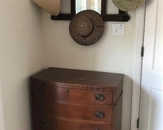 Beaufront chest and mirror hat rack