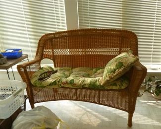 Wicker Love Seat