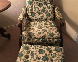 Grandma's recliner with ottoman
