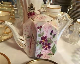 beautiful angular teapot