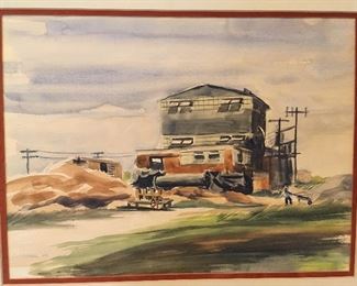 1949 C L Casebier gouache / watercolor