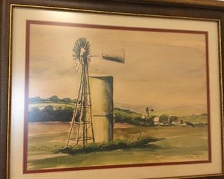 1949 C L Casebier gouache / watercolor