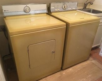 old-school but very functional Maytag washer and dryer