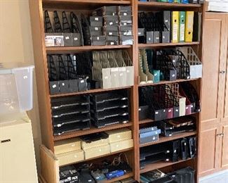 office storage and bookcases