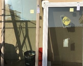 brand new Pella window and glass panel