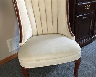 Beautiful creme colored accent chair