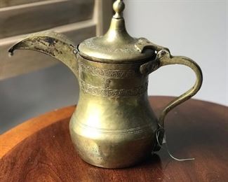 Antique brass pitcher