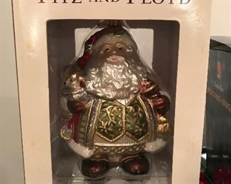 Fitz & Floyd Santa ornament