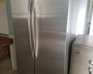 Kenmore side-by-side stainless refrigerator