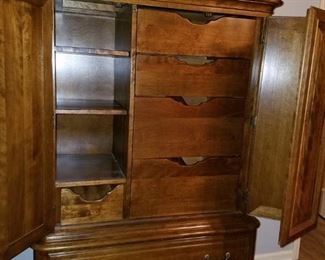 A look inside the armoire
