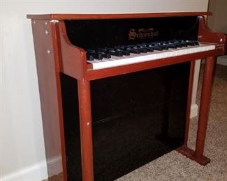 Mid-century child's piano