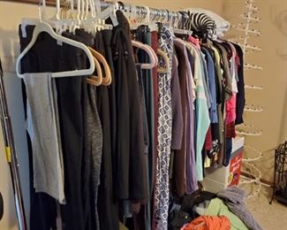 the vast amount of clothing will amaze! sizes vary, many new with tags, 