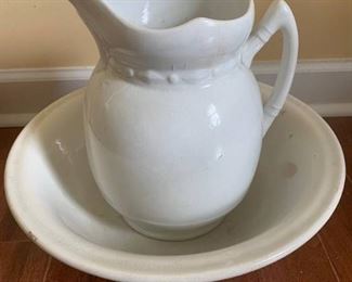 Antique Pitcher and Basin