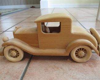 Handcrafted Wooden Model T