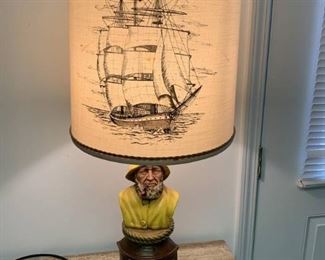 Ocean Fishing Themed Lamp