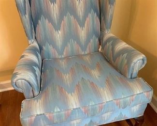 Upholstered Fairfield Wingback Chair