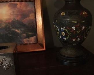 CHAMPLAVE LAMP PRICE $450