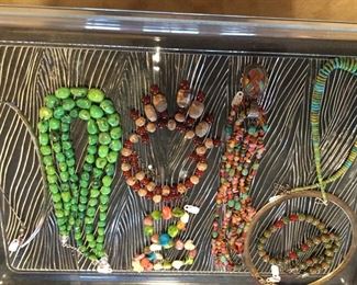 VINTAGE COSTUME JEWELRY AND STERLING JEWELRY