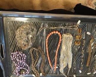 VTG COSTUME AND STERLING JEWELRY