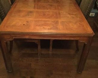 BEAUTIFUL DINING TABLE WITH TWO LEAVES(NOT SHOWN) PRICE $ 800