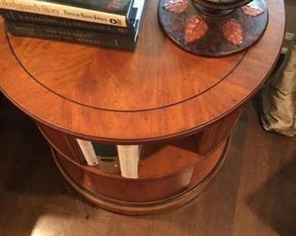 VTG REVOLVING BOOK CASE TABLE PRICE $345