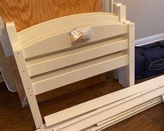 Complete twin and/or bunk bed set, like new!
