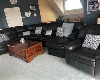 SECTIONAL AND  COFFEE TABLE