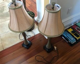 TWO IDENTICAL LAMPS