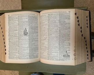 Antique 1914 Dictionary 