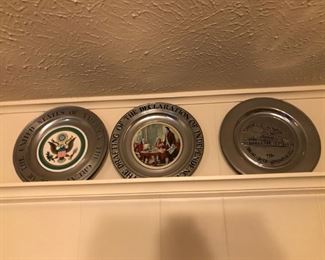 Pewter Plates