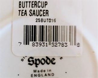 Spode "Buttercup" Pattern. 4 Place Setting  