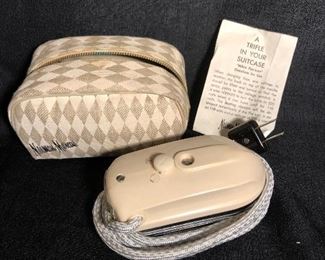 Vintage Nieman Marcus Travel Iron