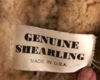 Genuine Shearling Coat